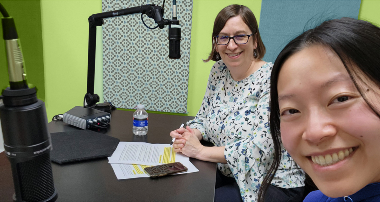 Two Citizens Utility Board employees ready to help answer questions.